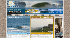 Desktop Screenshot of lacanausurfinfo.com